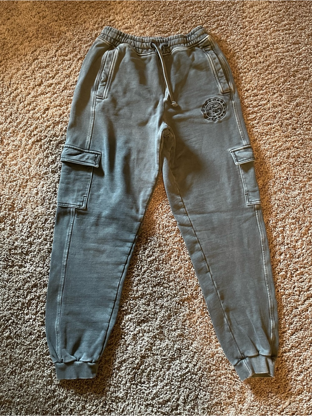 Gymshark Olive Green Cargo Jogger Sweatpants